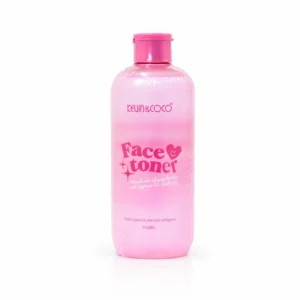 Tónico facial con colágeno Kevin & Coco 500 ml color rosa