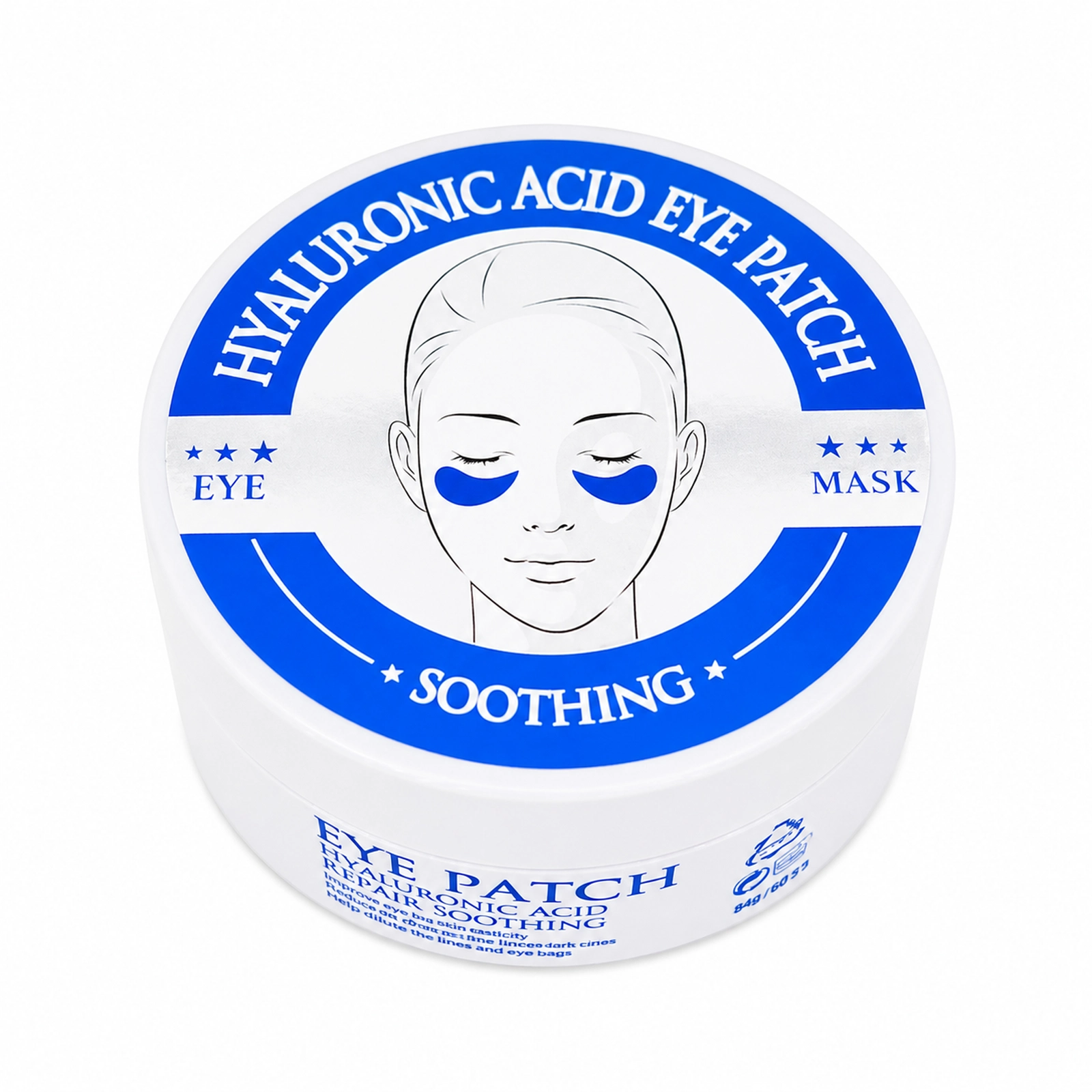 Parches para Ojos con Ácido Hialurónico WOKALI