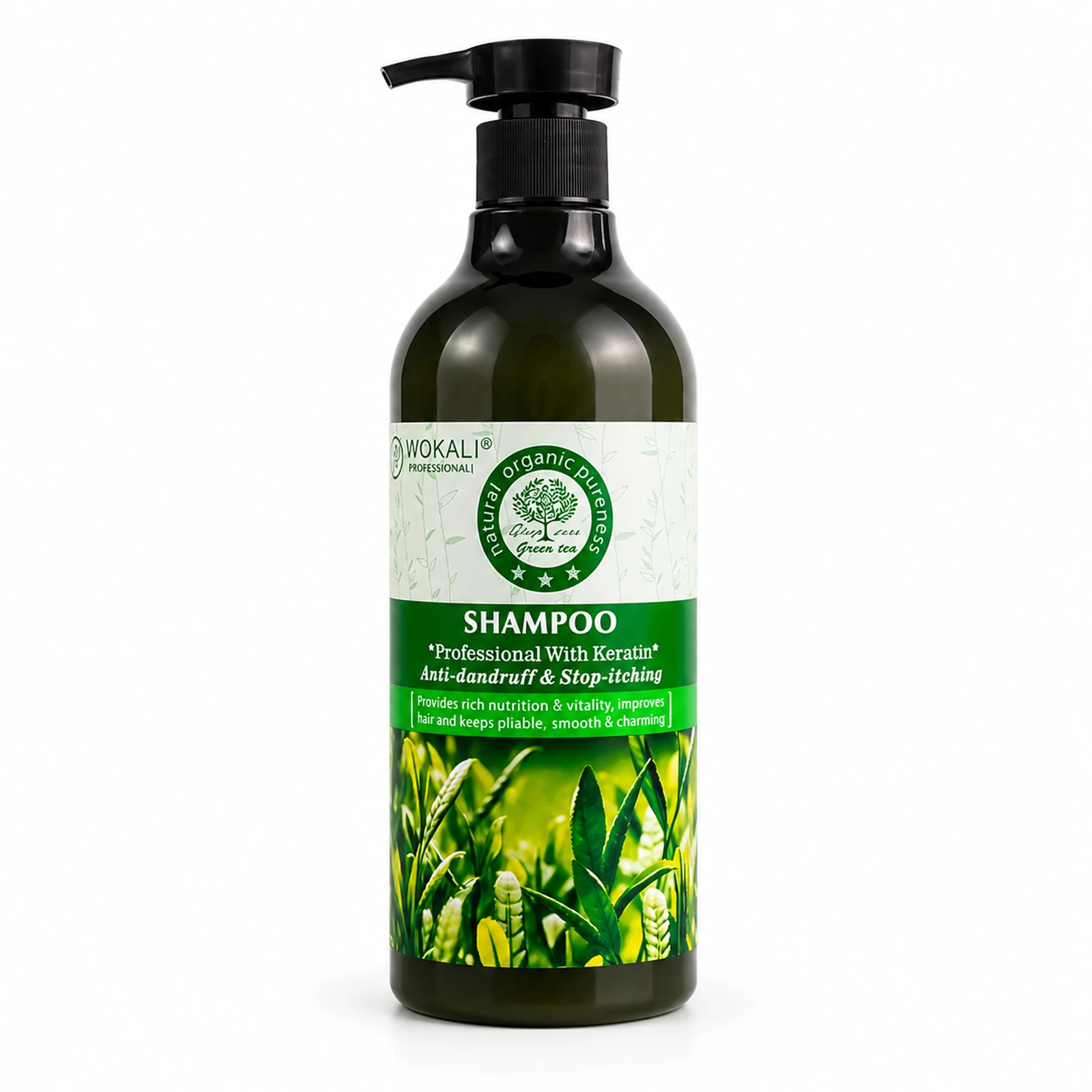 Shampoo de Té Verde WOKALI 550ml