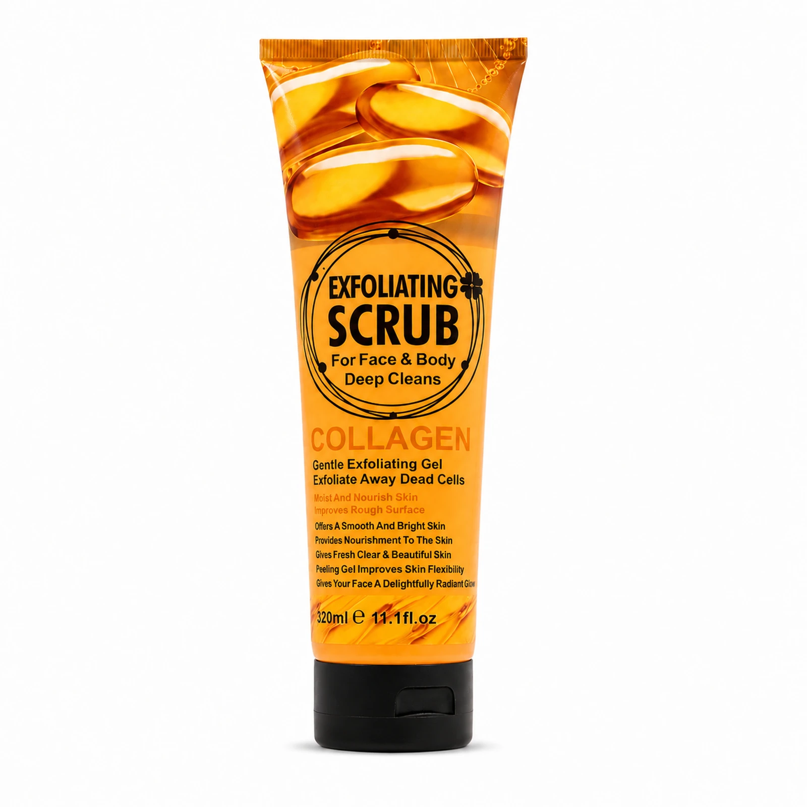 Exfoliante Facial y Corporal Colágeno WOKALI 320ml