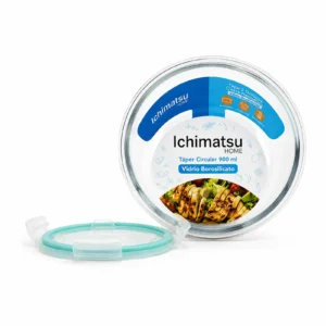 Táper redondo de vidrio refractario 370 ml Ichimatsu