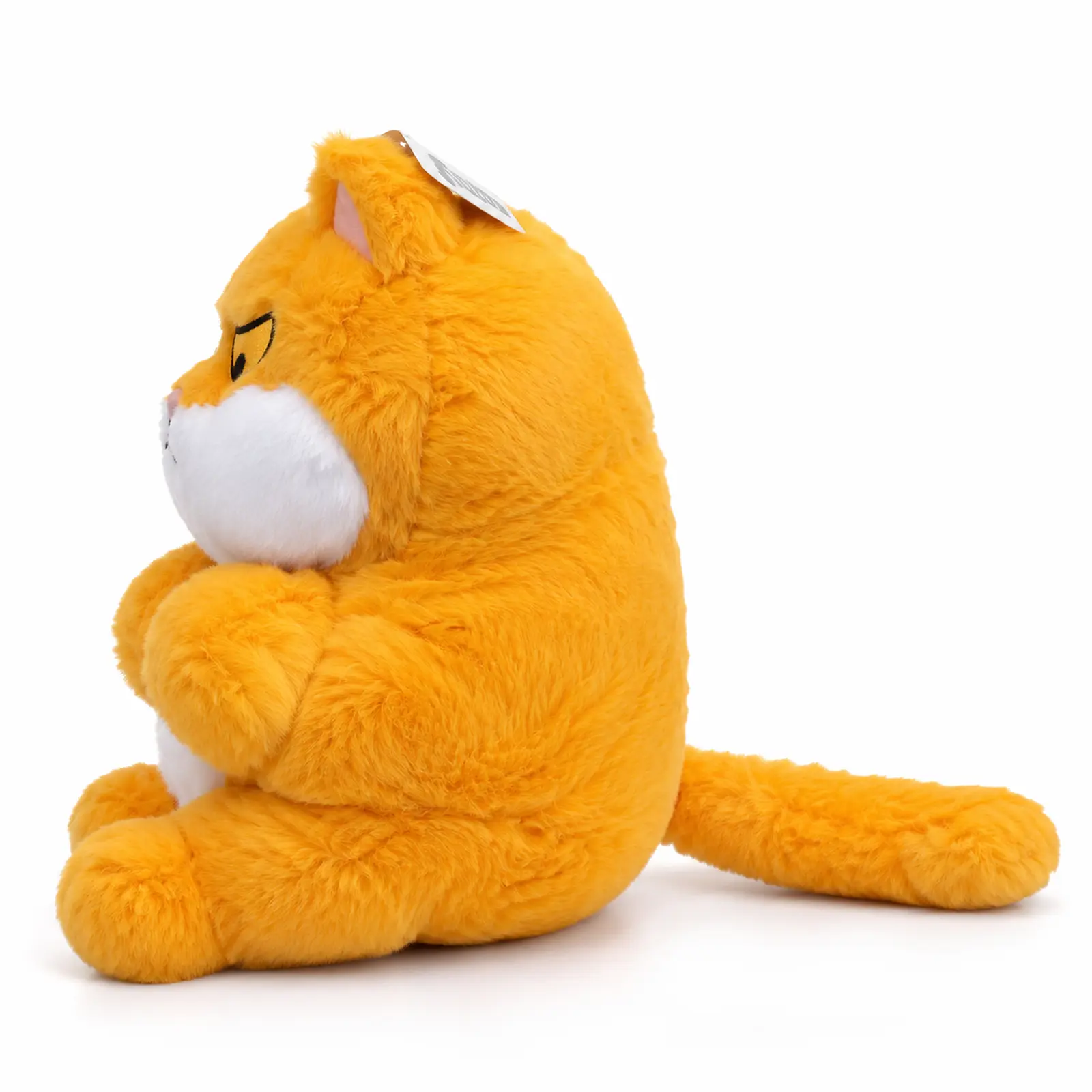Peluche Gato Naranja Kawaii con Expresión Enojada - Imagen 2