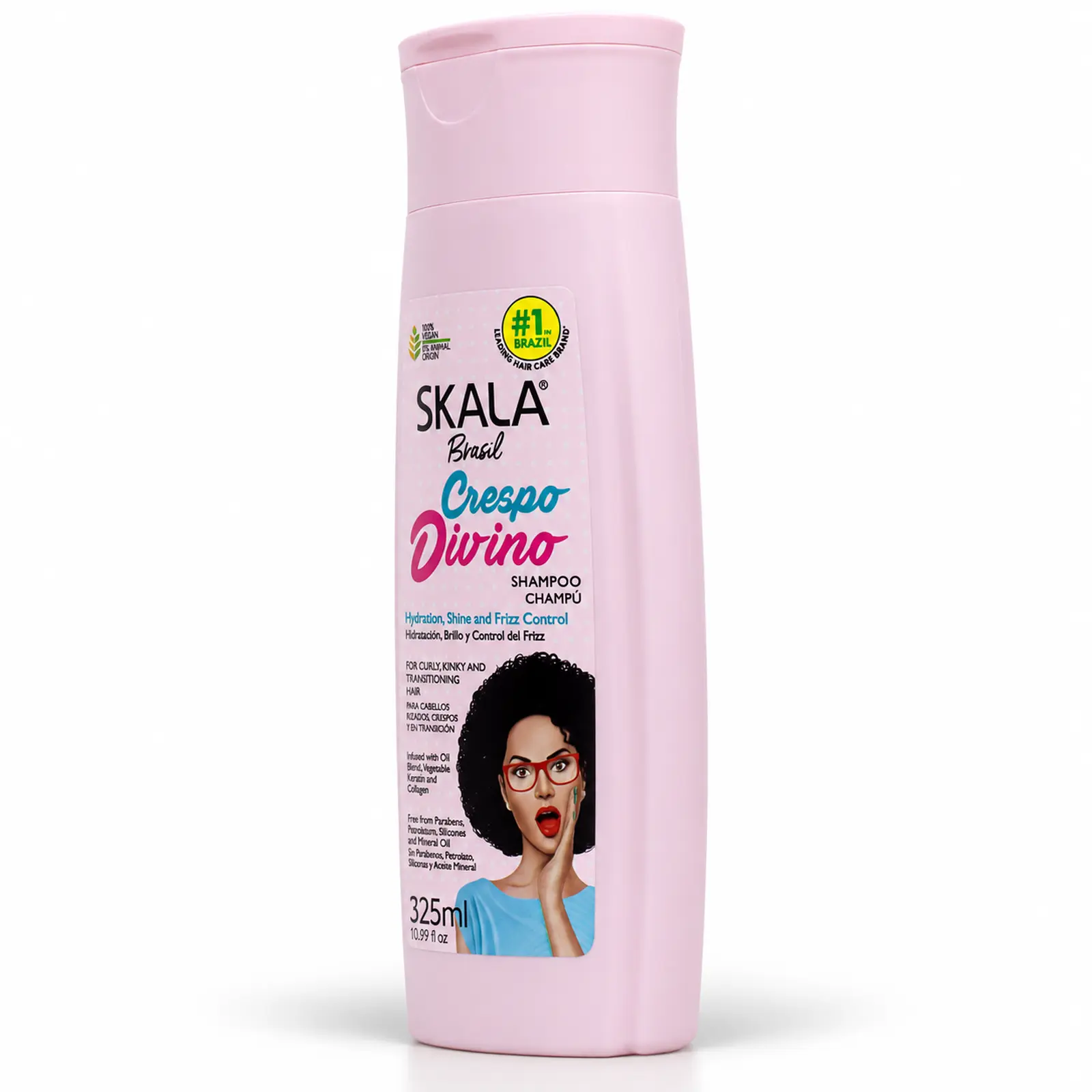 Shampoo Skala Brasil Crespo Divino 325 ml - Imagen 2