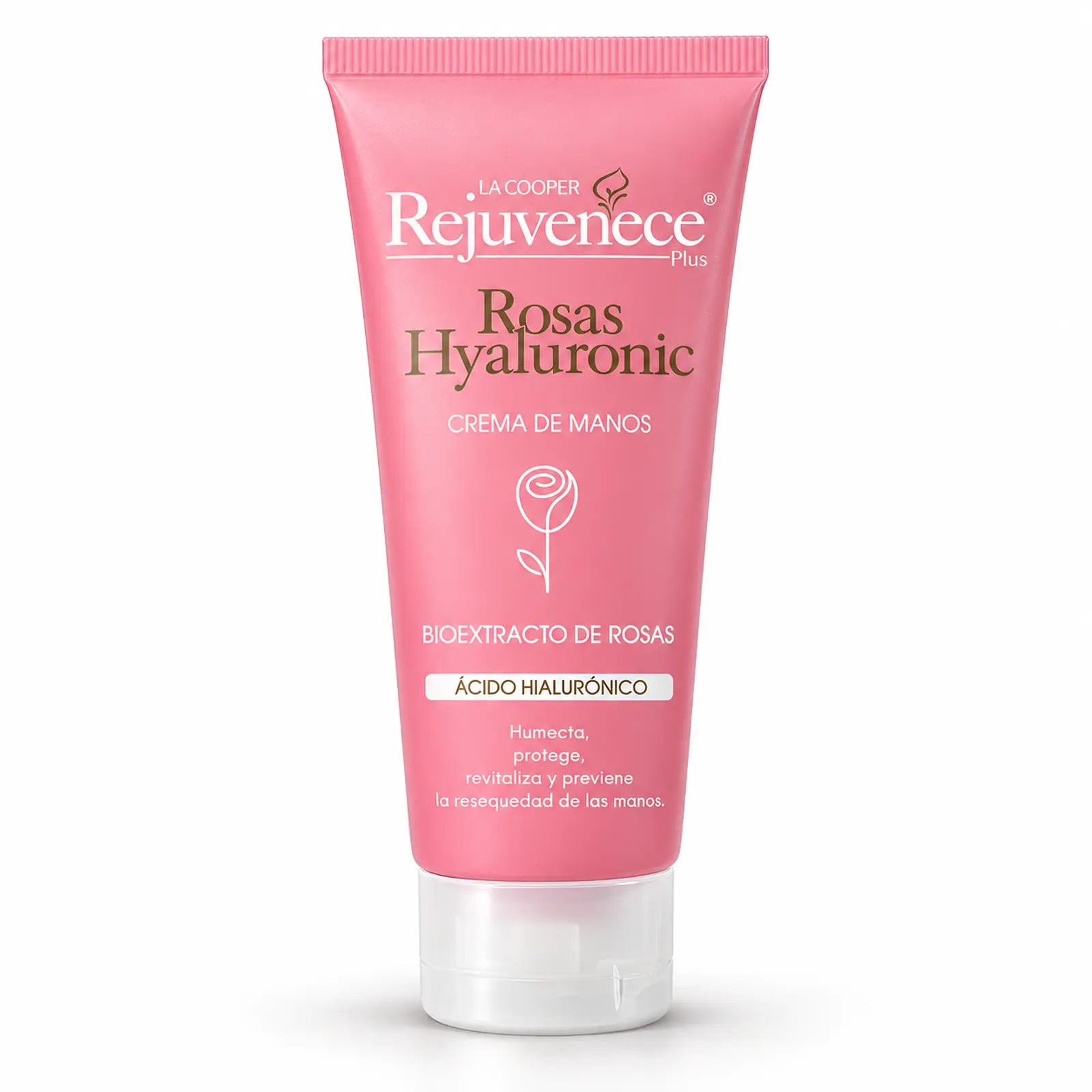 Crema de manos con ácido hialurónico y extracto de rosas La Cooper Rosas Hyaluronic 60 g