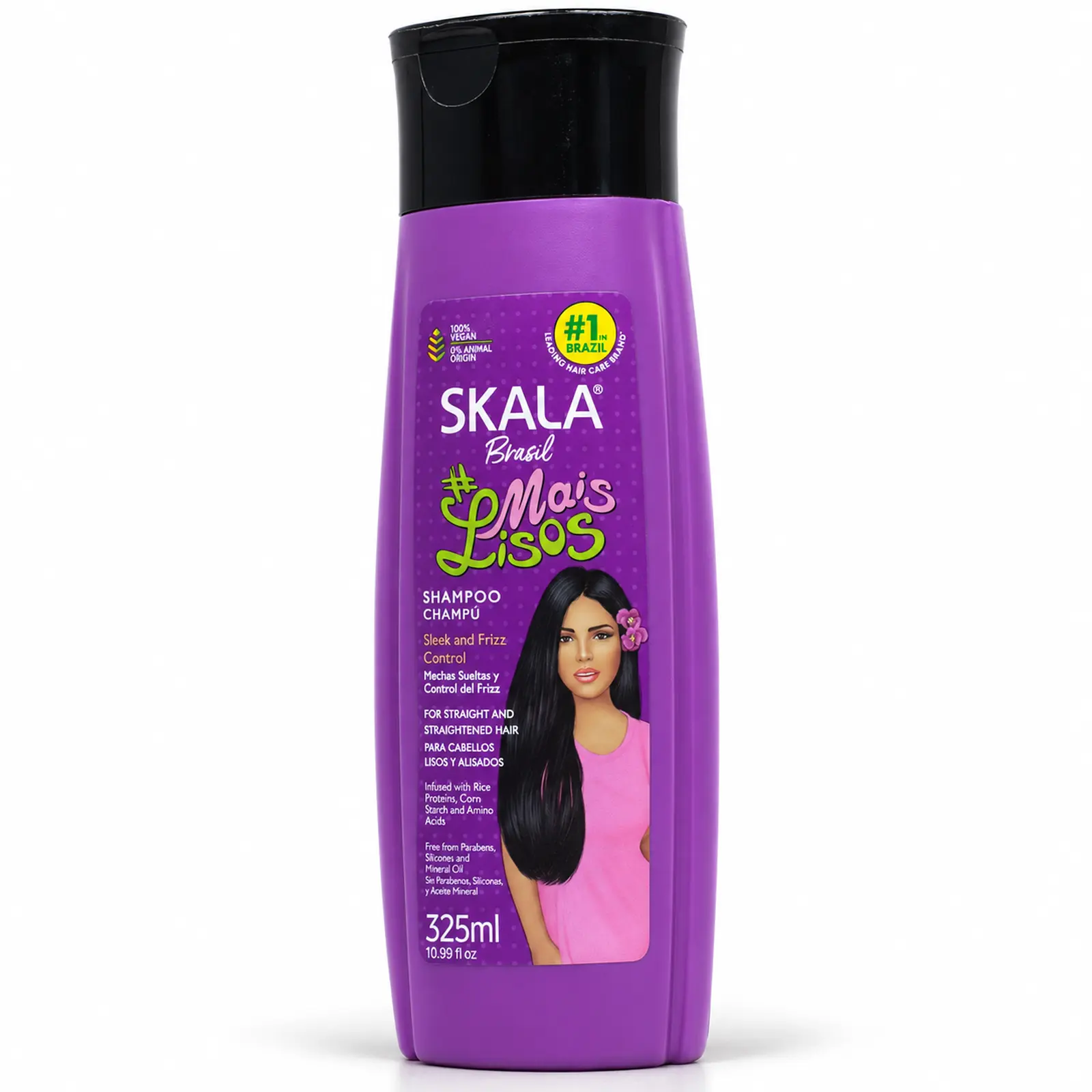 Shampoo Skala Brasil #Mais Lisos 325 ml - Imagen 2